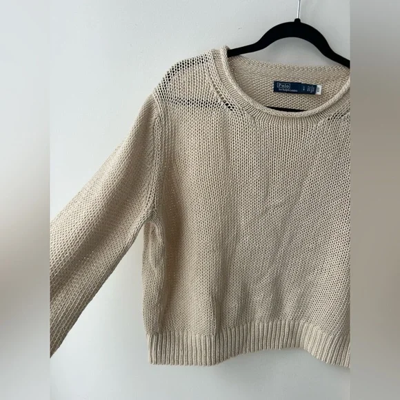 Polo Ralph Lauren linen cotton rolled neck sweater - Picture 3 of 12